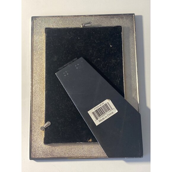 Diana Series Picture Frame Gold Silver Rhinestone 4 x 6In Wall Hang Stand - Picture 12 of 16